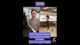 Voice Teacher Reacts! Dan Faber Reacts to Caira Asante Lakota sing I'm Here from The Color Purple!