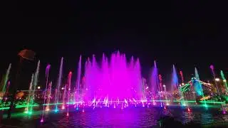 Epic Universe - Fountain Show - Nintendo World music