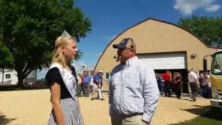Princess Kay visiting with KASM Radio
