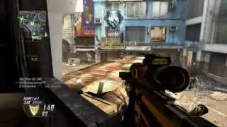 Black ops 2 - EPIC combat axe kill across the map !