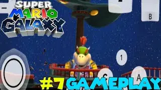 LA BATALLA CONTRA EL ROBOT TRÍPODE DE BOWSER JR. !! || Super Mario Galaxy #7 - [GAMEPLAY] • || FZ