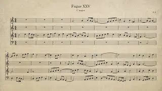 Fugue XXV - Newly Composed Fugue in Baroque Style | Organ Music | Score