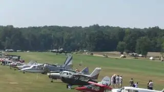 World War II era Curtis C-46 Commando Takeoff