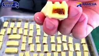 Mesin Pembuat Kue Kering, Nastar dan Kue dengan Isian Berbagai Bentuk Otomatis | Encrusting Machine