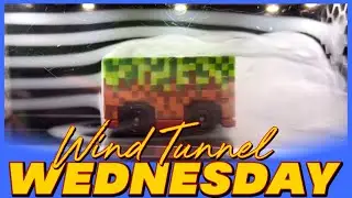 🔵 Hot Wheels in the Wind Tunnel 🌪️ Minecraft Racers