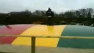 giant jumping pillow!!.