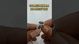 GOMEDHIKAM PURE SILVER RING 9848237182 #original #hessonite #ringtone #ecil #gemstone
