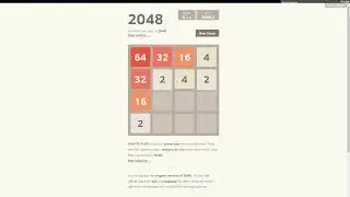 [ASMR] 2048 (Keyboard sounds, No Talking)