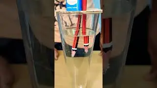 Graphite Experiment 😱|Science Experiment graphite|Battery|Water #shorts #youtubeshorts