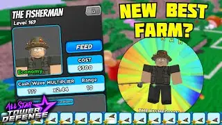 The Fisherman | Gives RANDOM Cash?! | All Star Tower Defense ROBLOX