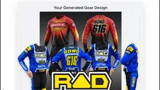 How to design MX Gear Use our design app