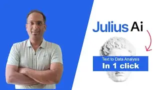 Julius AI Tutorial : From Ideas to Data Analysis & Visualisation in a single click(No Coding needed)
