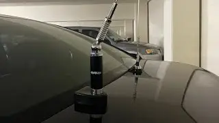 Hustler BBLT-150A 5/8 Wave 2M / VHF Land Mobile Antenna With Trunk Lip Mount Fold-Over 144-174 MHz