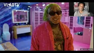 Экскурсия по особняку 6ix9ine: огромная ванная комната открытой планировки и игровая комната, час...