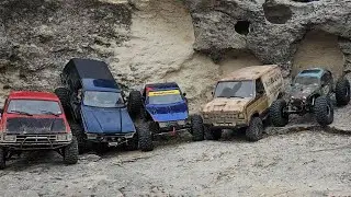 Радиоуправляемые внедорожники в государственном парке Биг-Рокс