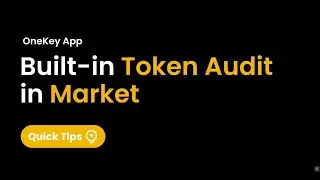 View Token Audit Reports in OneKey App's Market #safety #wallet #cryptocurrency #tech #trading