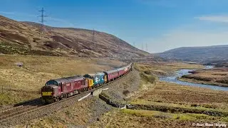 37685 & 37403 Rumble Through The Highlands Working 1Z37 19/3/22
