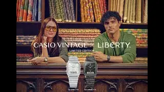 CASIO VINTAGE &times; LIBERTY. LIMITED EDITION