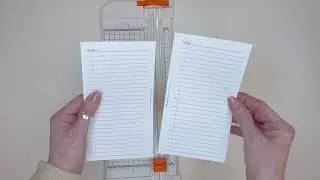 How to Cut PinkMouse Planner Shop Printable Inserts