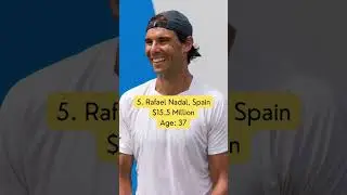 Worlds Highest-paid Tennis players #2023 #tennis #top10 #shorts #dailyquota #sports #mustwatch