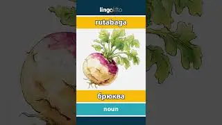 🇬🇧🇷🇺 rutabaga - брюква : learn English : давайте учить английский : vocabulary builder