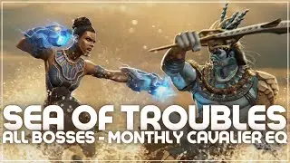 Sea of Troubles - All Bosses - Cavalier Event Quest - Shuri - Attuma - MCOC  - Nov 2022