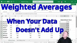 Weighting Data to Compare & Use Dissimilar Data Items