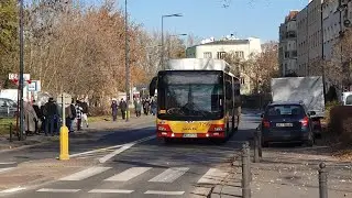 [C11] MZA Warszawa - Przejazd MANem Lion's City CNG #7256 na linii C11➡️ Cm.Bródnowski