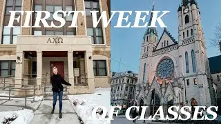 COLLEGE VLOG | First Week of Classes BEFORE EVERYTHING CHANGED