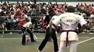 Rey Leal at Ed Parker's Long Beach Internationals  - Circa 1980