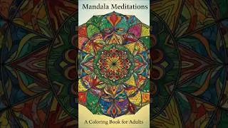 Perfect Symmetry: 5 New Pages & Book Preview (Pages 16-20 #shorts #mandalas #coloring #stressrelief