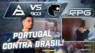 PORTUGAL VS BRASIL PARA OS PLAYOFFS | SAW vs FURIA BO3 | FISSURE Playground 1