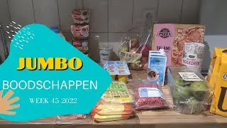 JUMBO BOODSCHAPPEN SHOPLOG MET WEEKMENU WEEK 45 2022