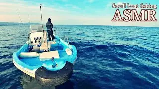 [ASMR] タイラバにきた思わぬゲストがイカツすぎる…今日も小舟に乗って良型真鯛をねらっていきます[without subtitles]