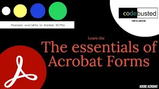 Create useful Acrobat Form || Basic to Advance Acrobat