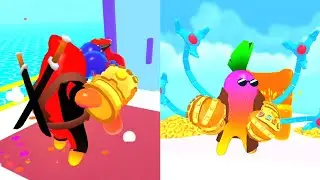 Join Blob Clash Deadpool vs Join Blob Clash Dr.Octopus -Max All Levels Gameplay (Android/iOS) Ep 482