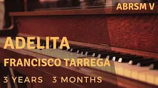Francisco Tarrega - Adelita | PIANO PROGRESS DAY 1181