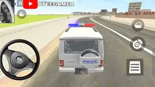 Atee Gamer Drive A Police Car😌🤩 Indian theft aura simulator game