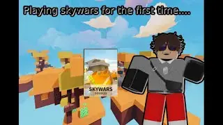 Playing skywars for once...