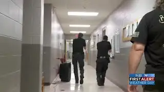 Law enforcement work together for active threat training