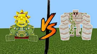 Barako the sun chief VS Buffed Iron Golem Who's More Powerful