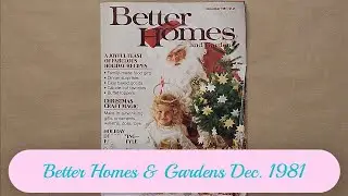 ASMR Christmas Magazine Flip Through 1980s Cozy Holiday Nostalgia