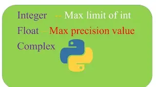 Python Int, float , and complex number in Hindi हिन्दी Video 8