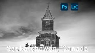 Photo Edit of the Week (B&W Cathedral) Saskatchewan, Canada