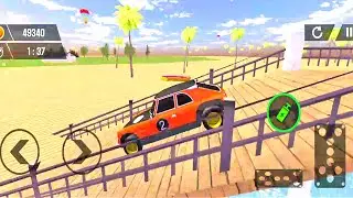 Car Beach Driving - Car Vs Car Racing Game - Car Water Race Competition Game