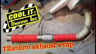 Honda Civic Turbo Thermo Tec COOL IT Exhaust Heat Wrap Vs NOBRAND RED Heat Wrap Time Will Tell