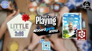 Playing Boardgame Arena a Las Torres Errantes de @PresentIsFutureGames