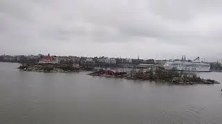 On the ferry arriving in to Helsinki