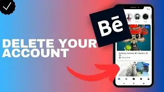 How to delete your account in the Behance app?