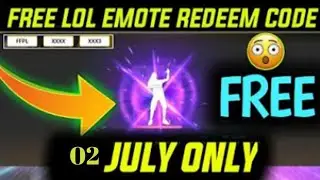 Free fire redeem code today 2 July || ff redeem code || today redeem code || Lol emote redeem code
